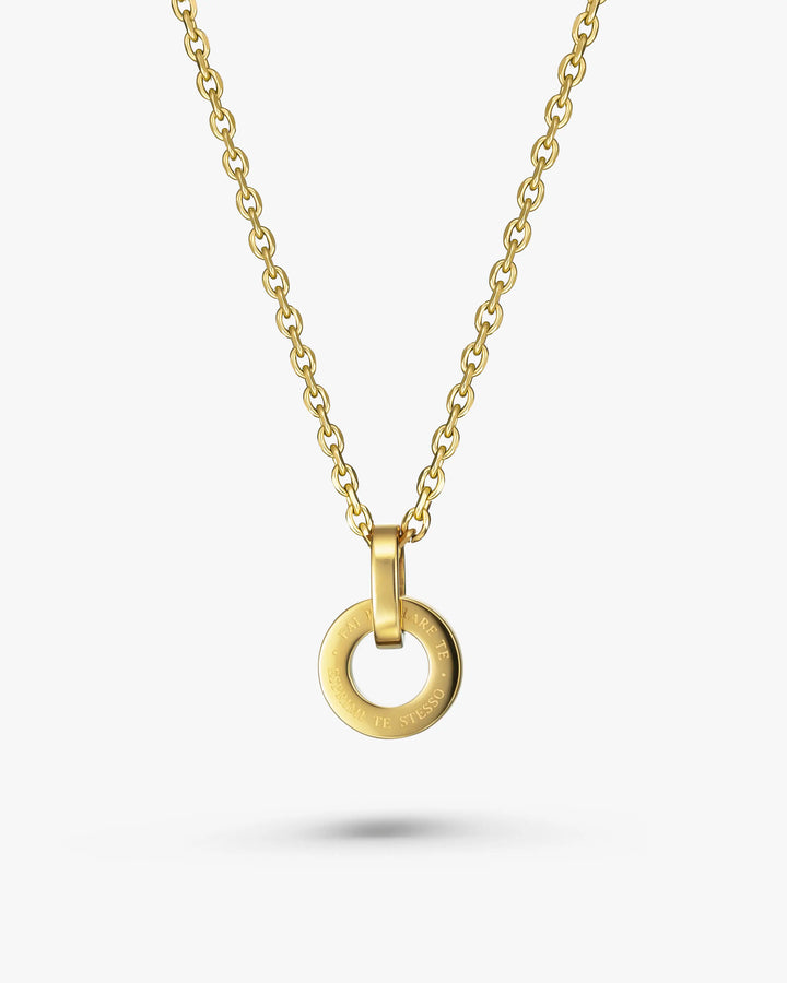 316L circle necklace #N82