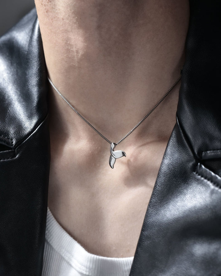 316L whale necklace #N85