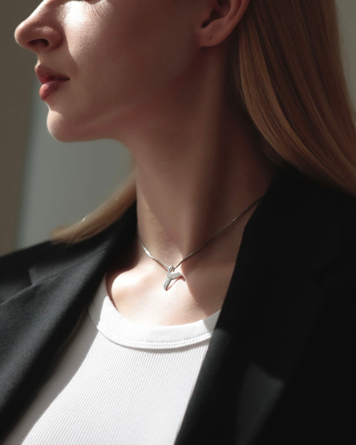 316L whale necklace #N85