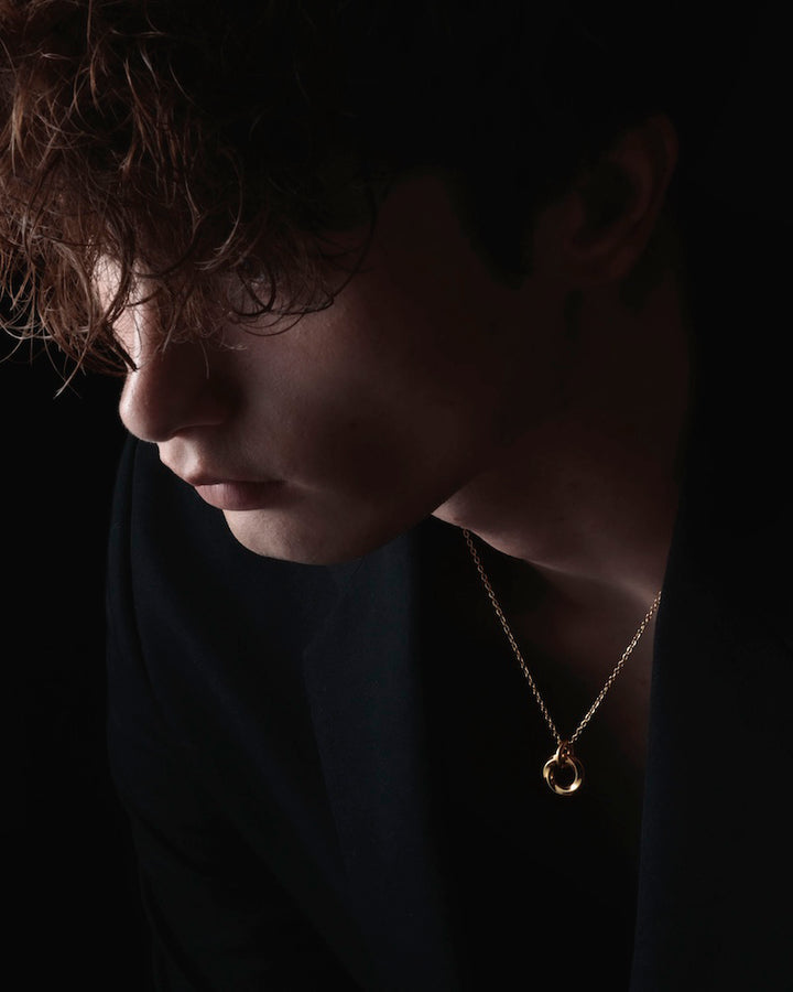 316L twist loop necklace #N98