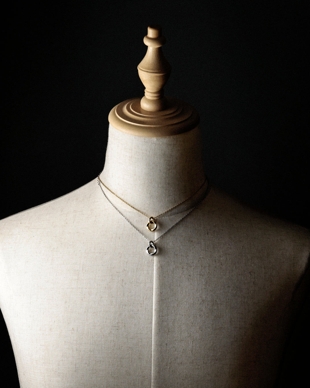 316L twist loop necklace #N98