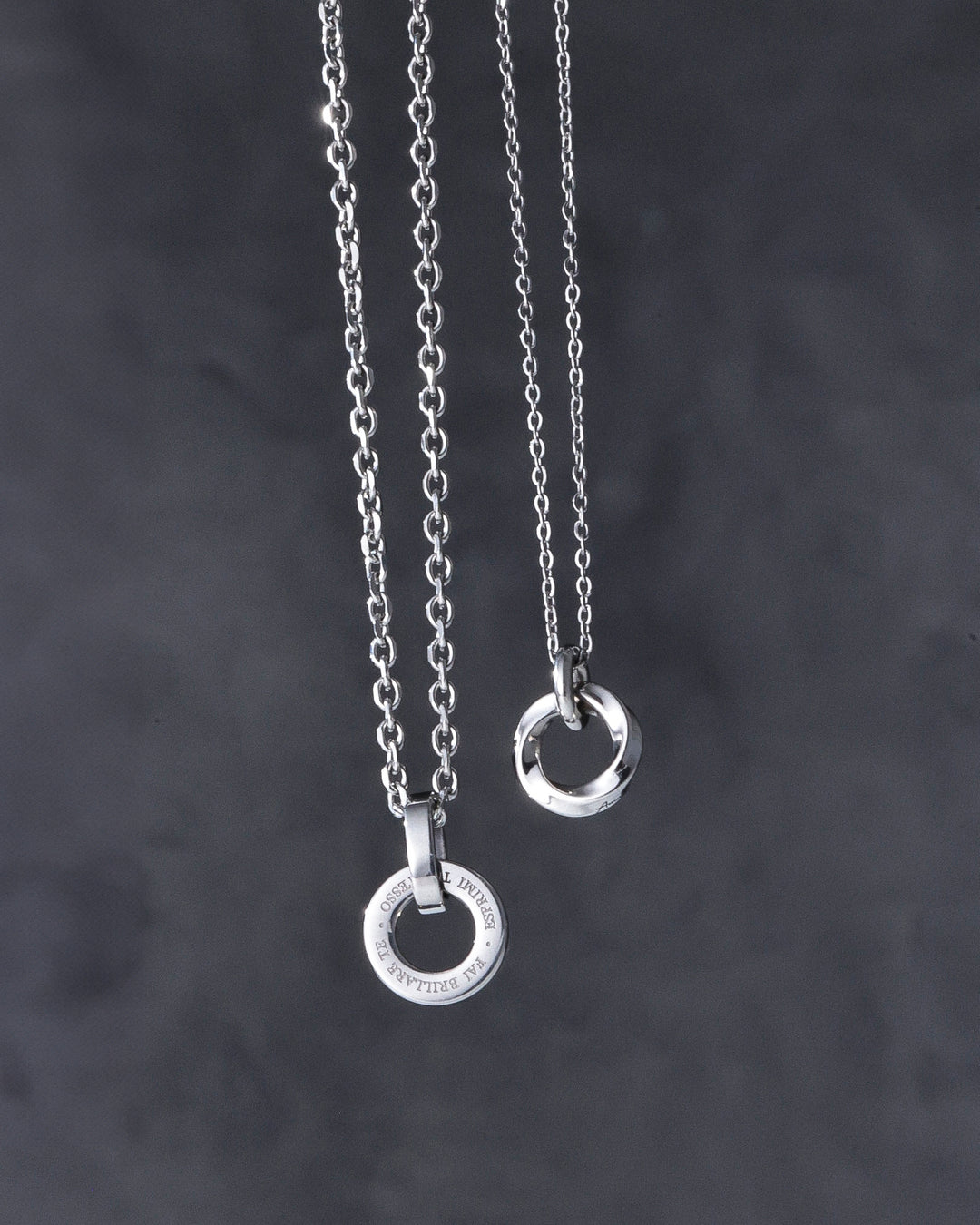 316L twist loop necklace #N98