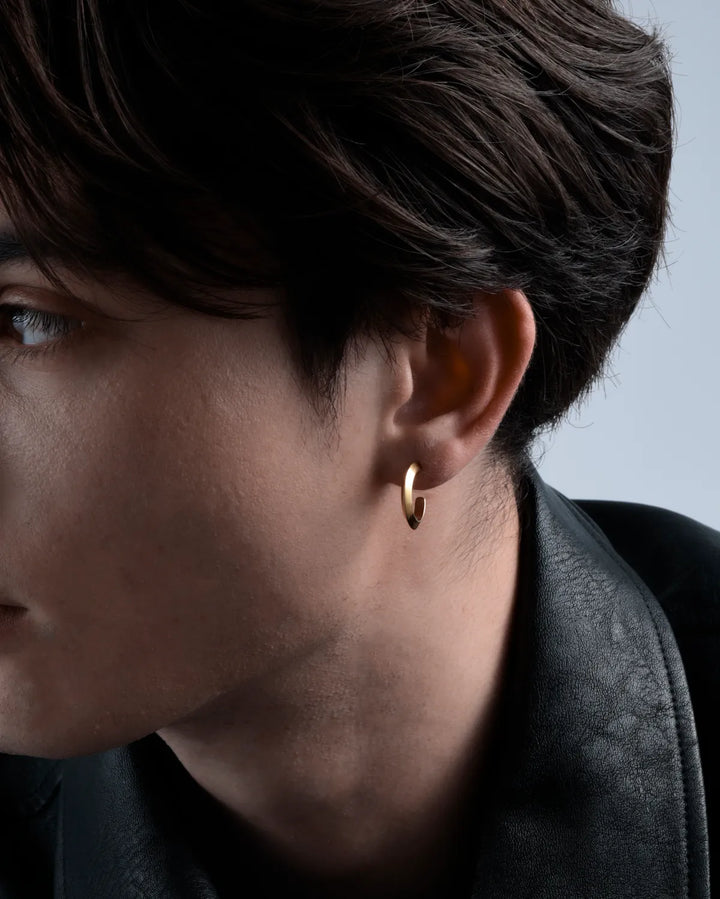 316L sharp hoop pierce #P04