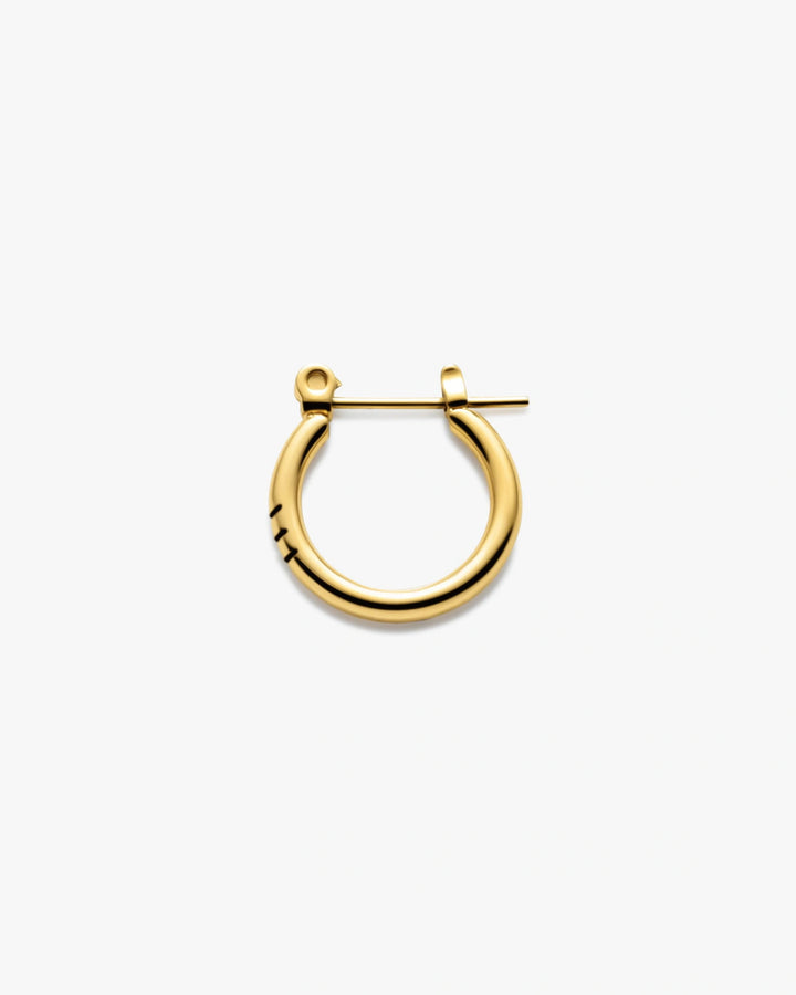 316L line hoop pierce #P06