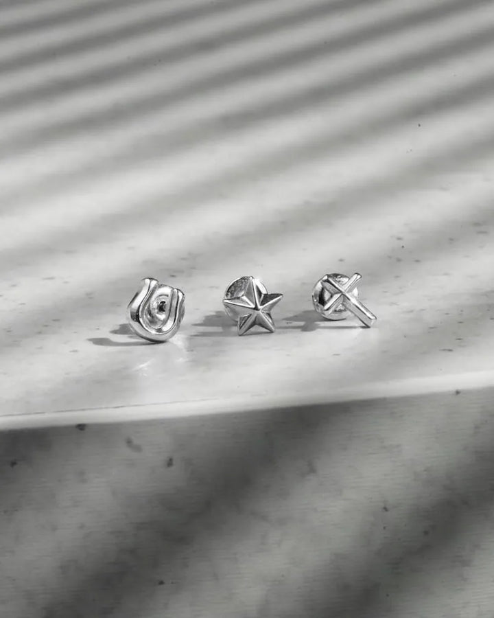 316L cross pierce #P08