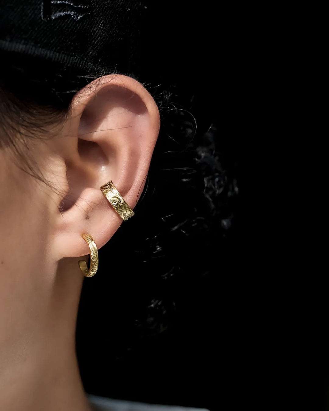 316L hawaiian ear cuff #P09
