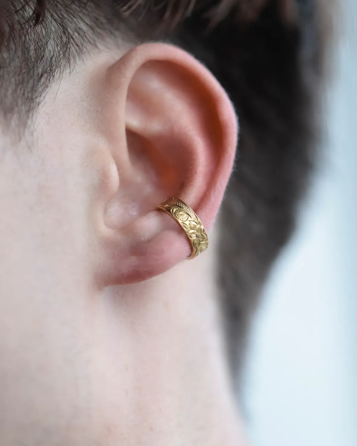 316L hawaiian ear cuff #P09