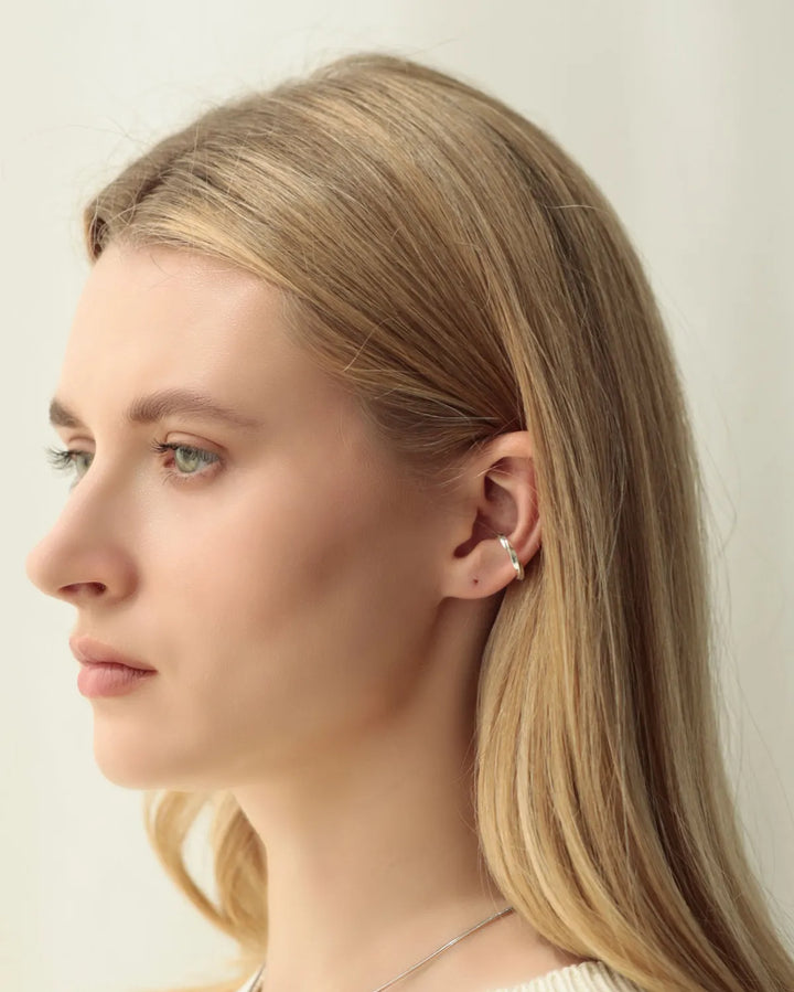 s925 twist earcuff #P11