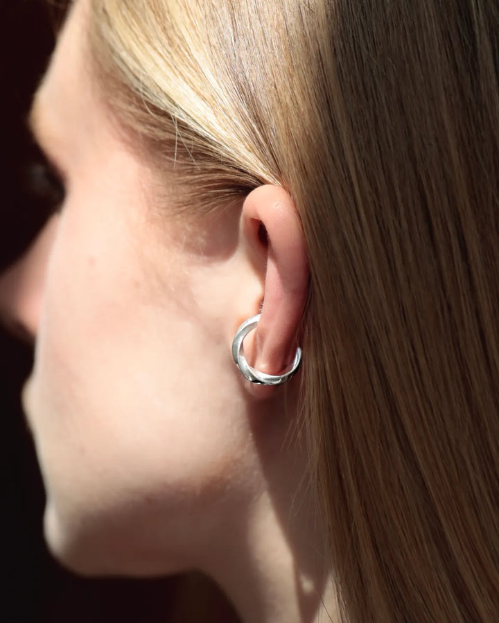 s925 twist earcuff #P11
