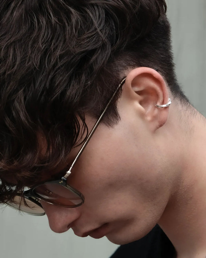s925 twist earcuff #P11