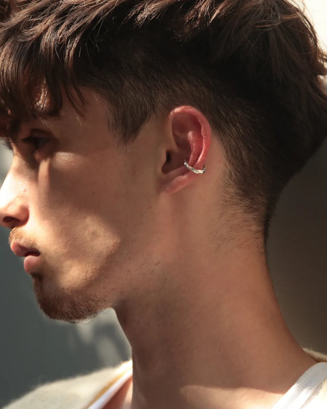 s925 twist earcuff #P11