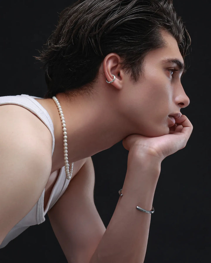 s925 twist earcuff #P11