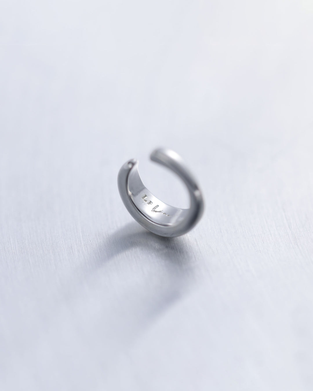 s925 round earcuff #P12