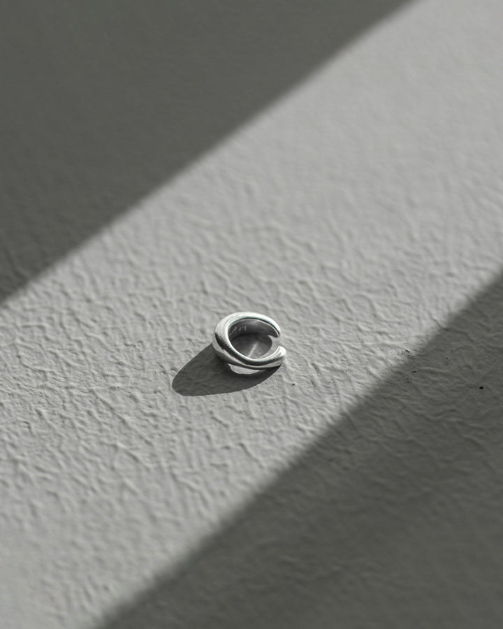 s925 round earcuff #P12