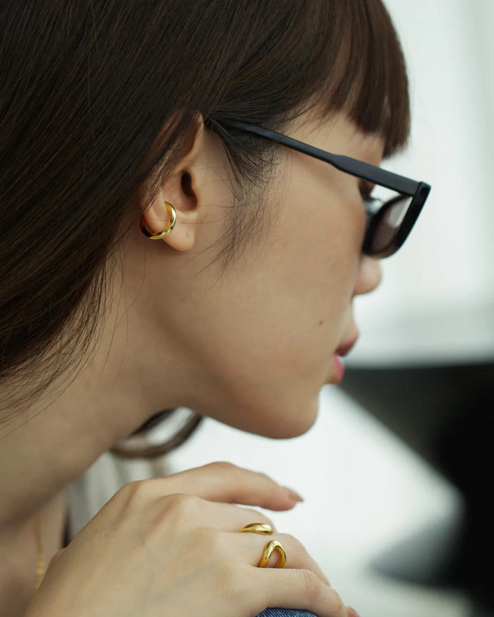 316L curve ring  #R51