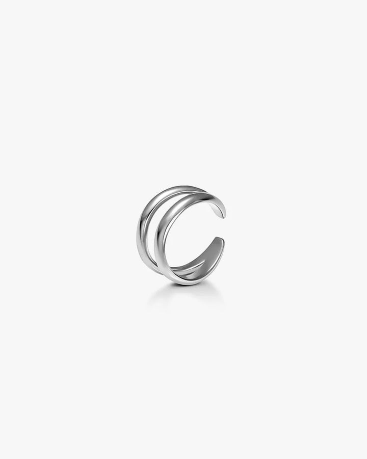s925 double earcuff #P22