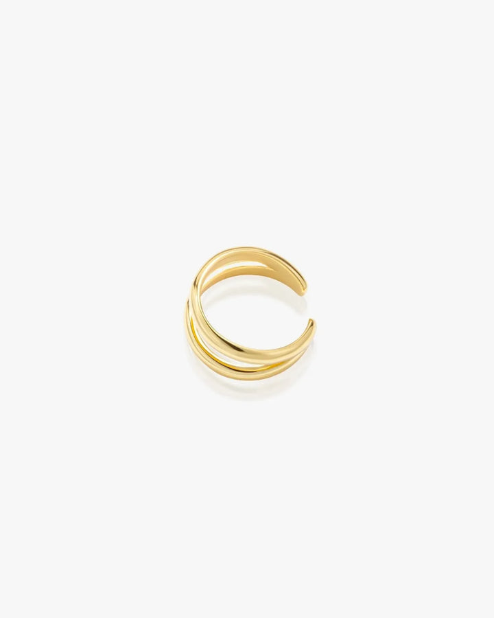 s925 double earcuff #P22