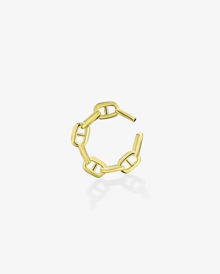 s925 anchor earcuff #P23