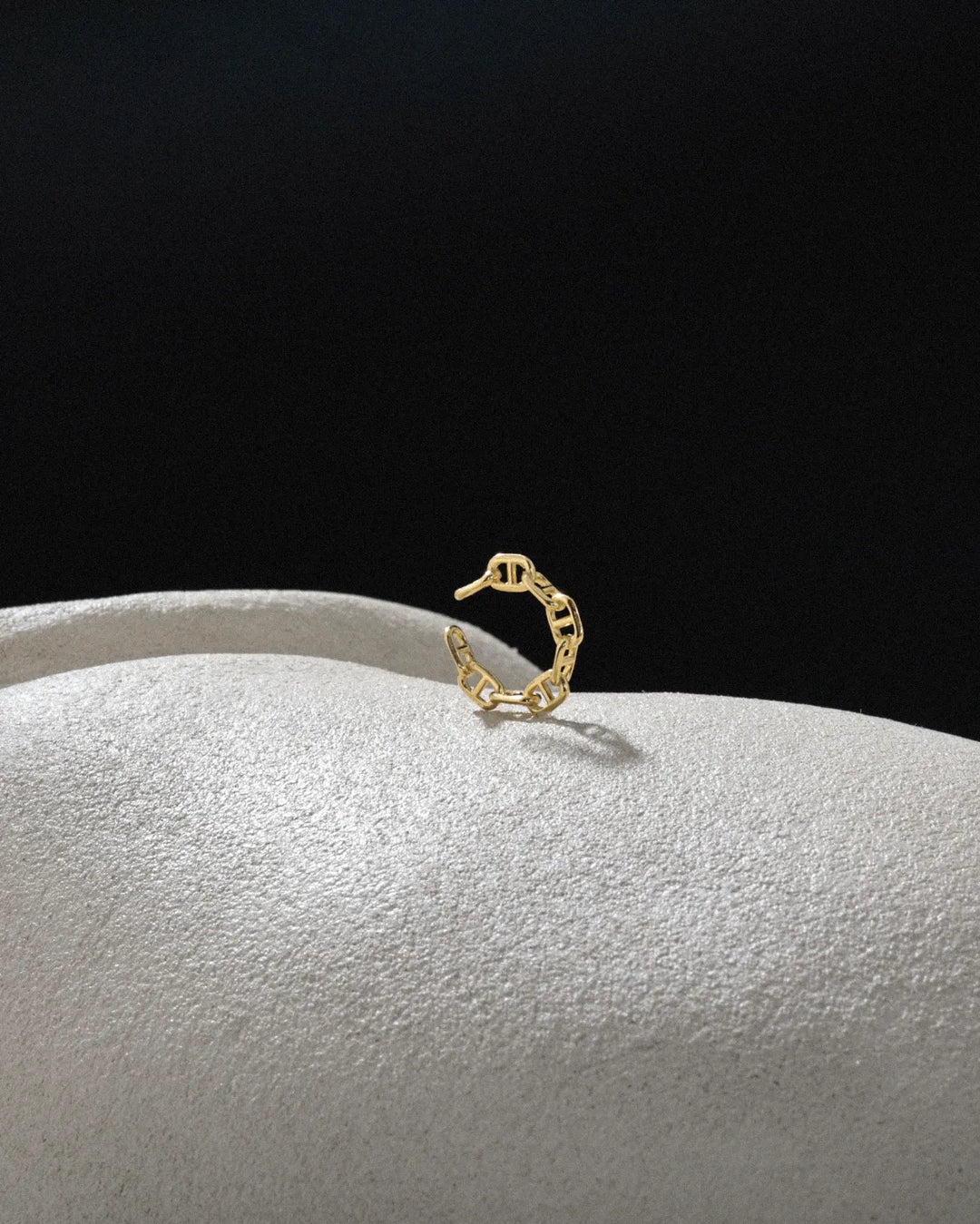 s925 anchor earcuff #P23