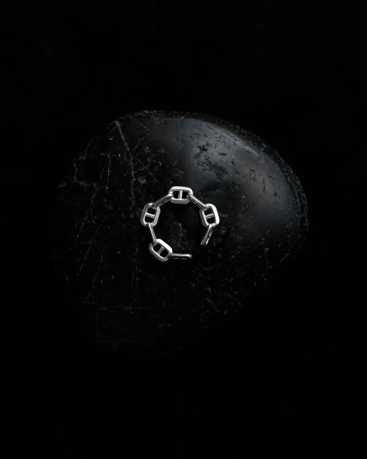 s925 anchor earcuff #P23
