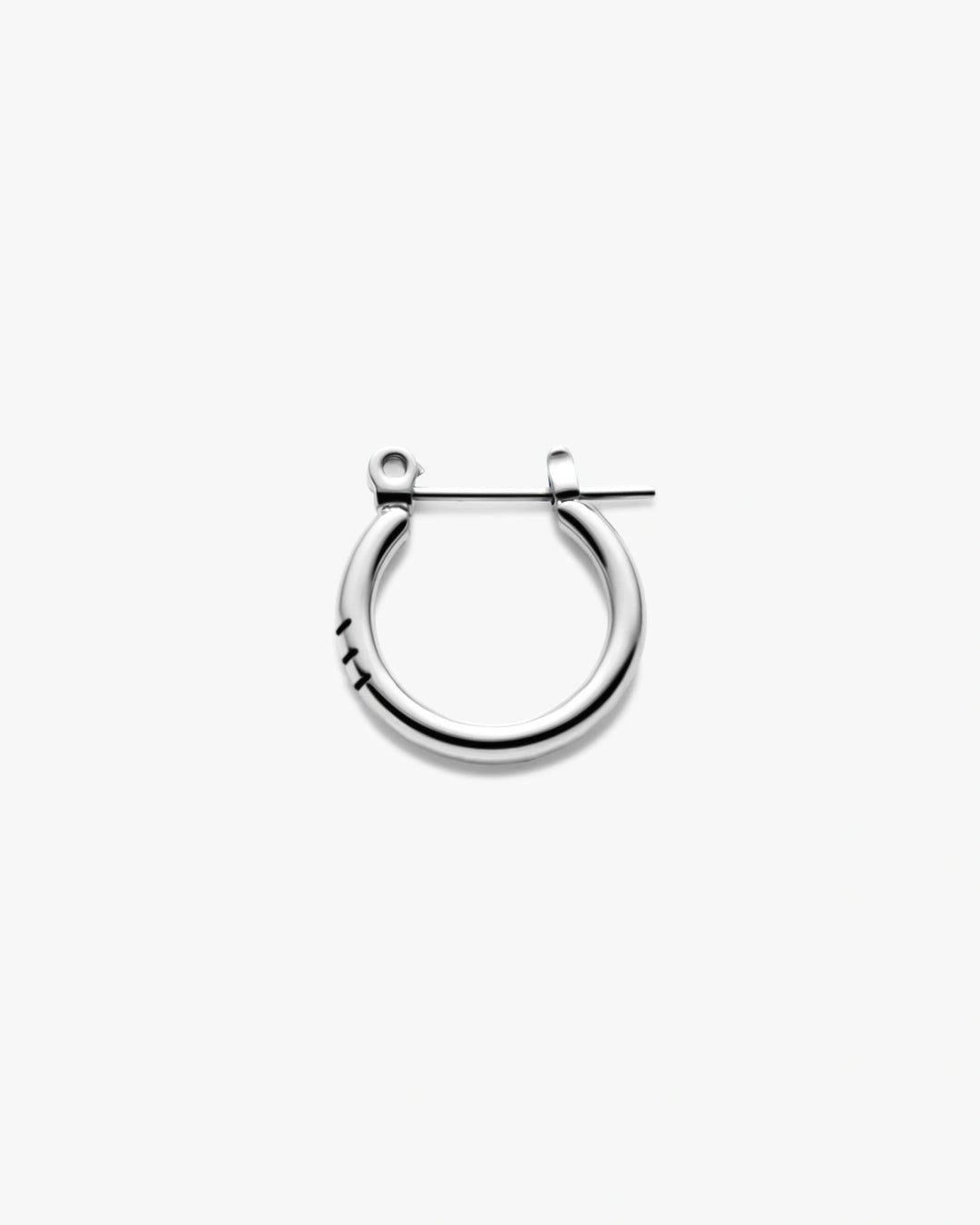 316L line hoop pierce #P06