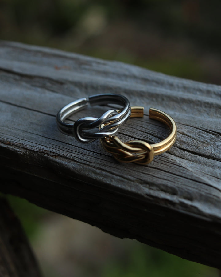 316L knot ring #R03