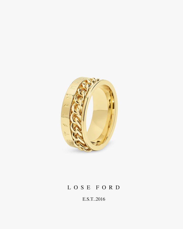 316L stainless  chain ring #R06
