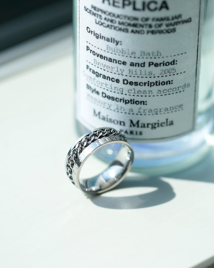 316L stainless  chain ring #R06