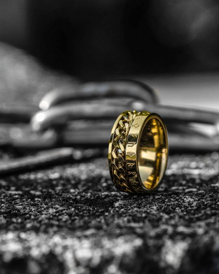 316L stainless  chain ring #R06