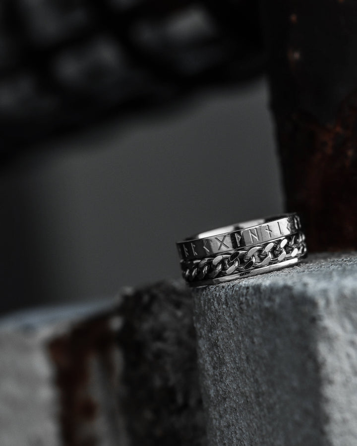 316L stainless  chain ring #R06