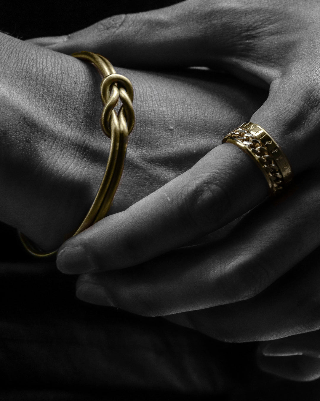 316L stainless  chain ring #R06