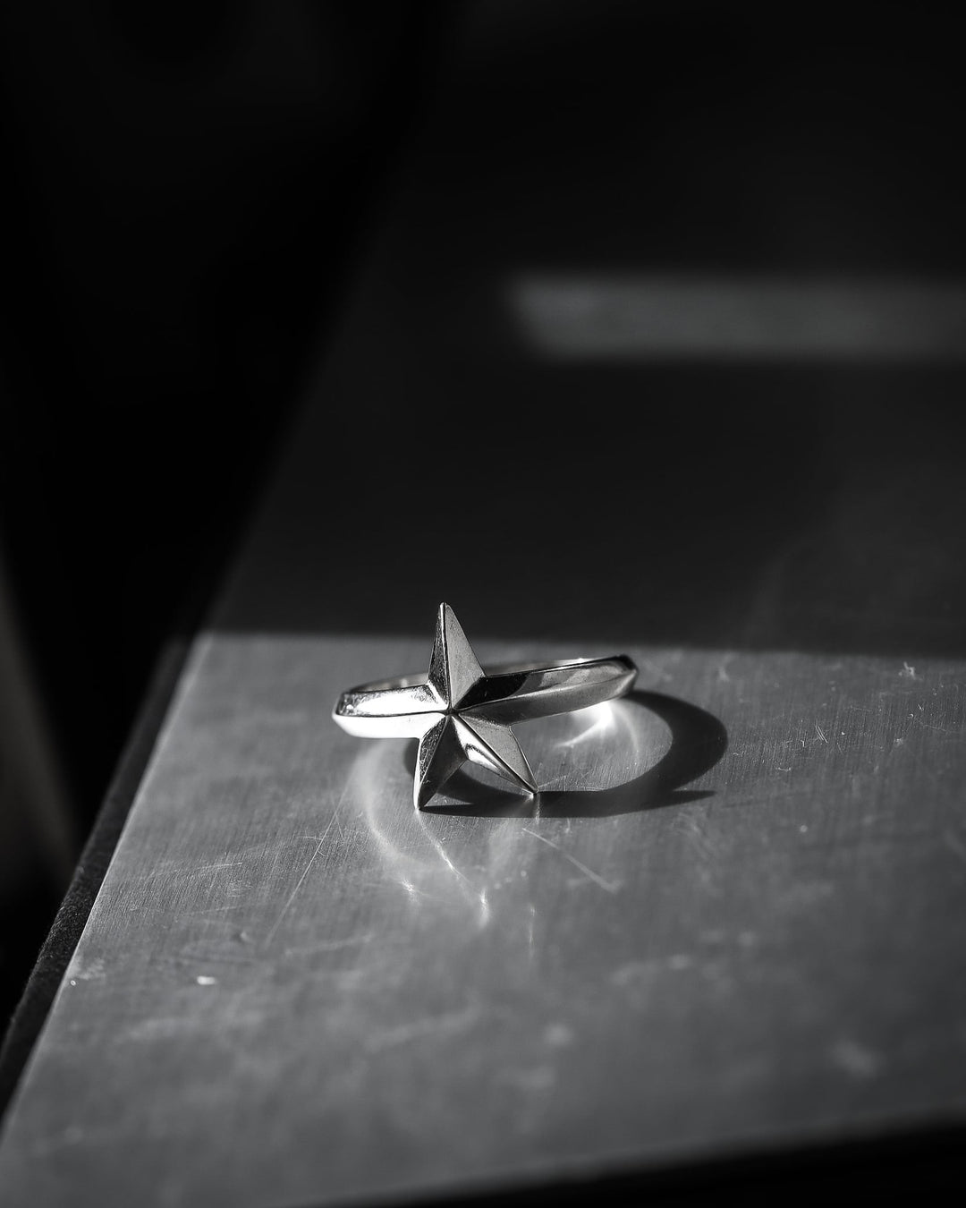 s925 star ring #R10