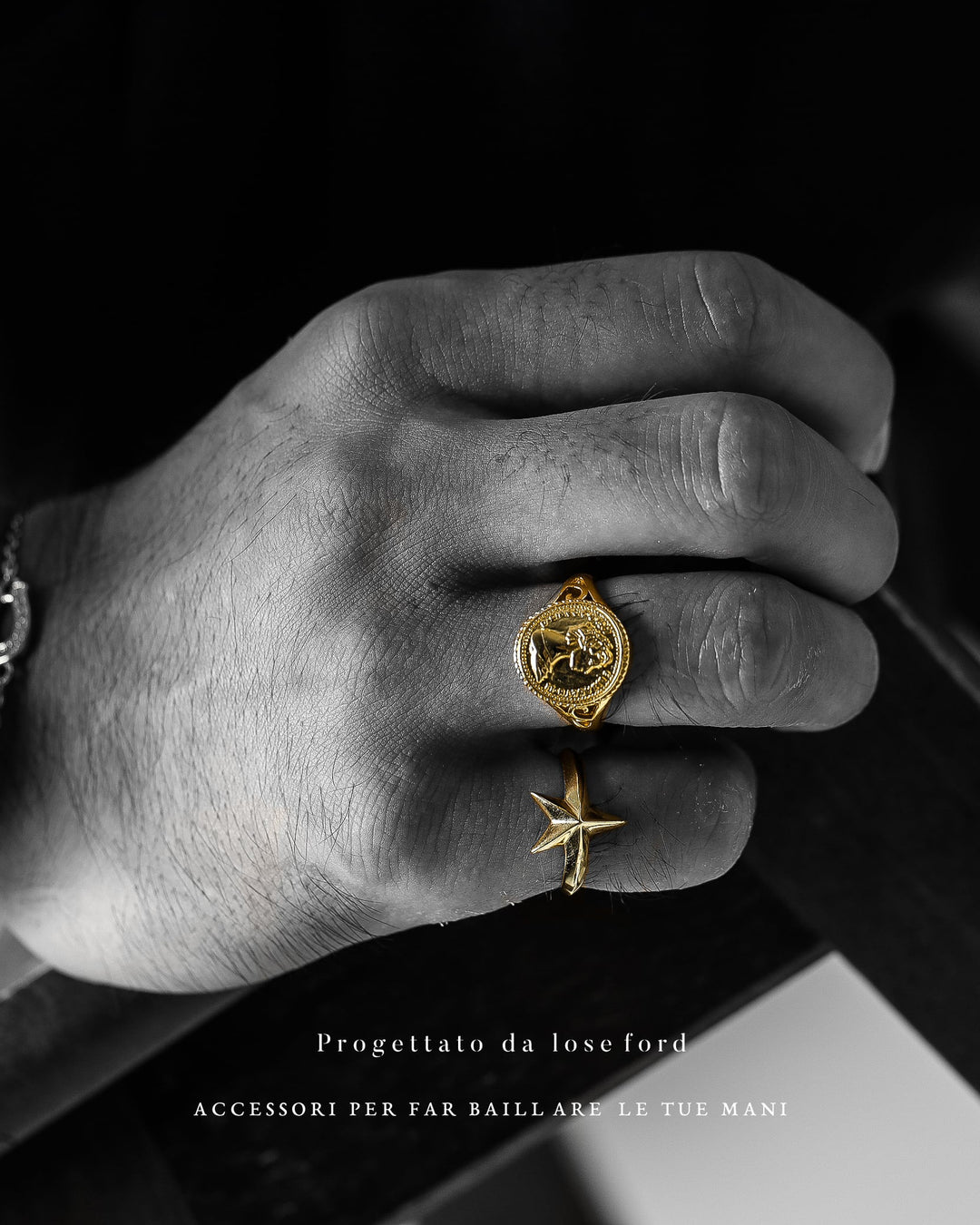 s925 star ring #R10