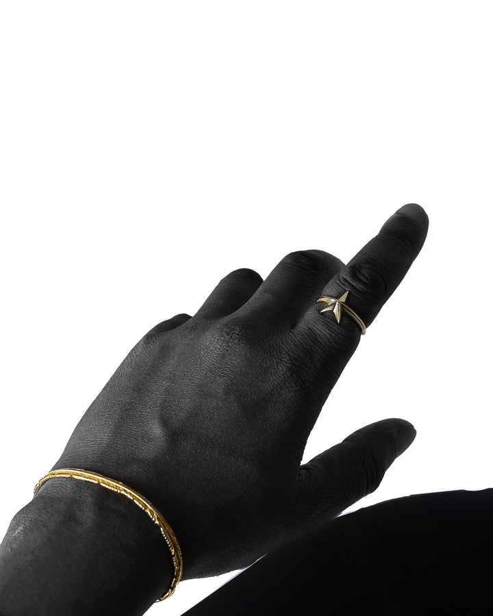 s925 star ring #R10