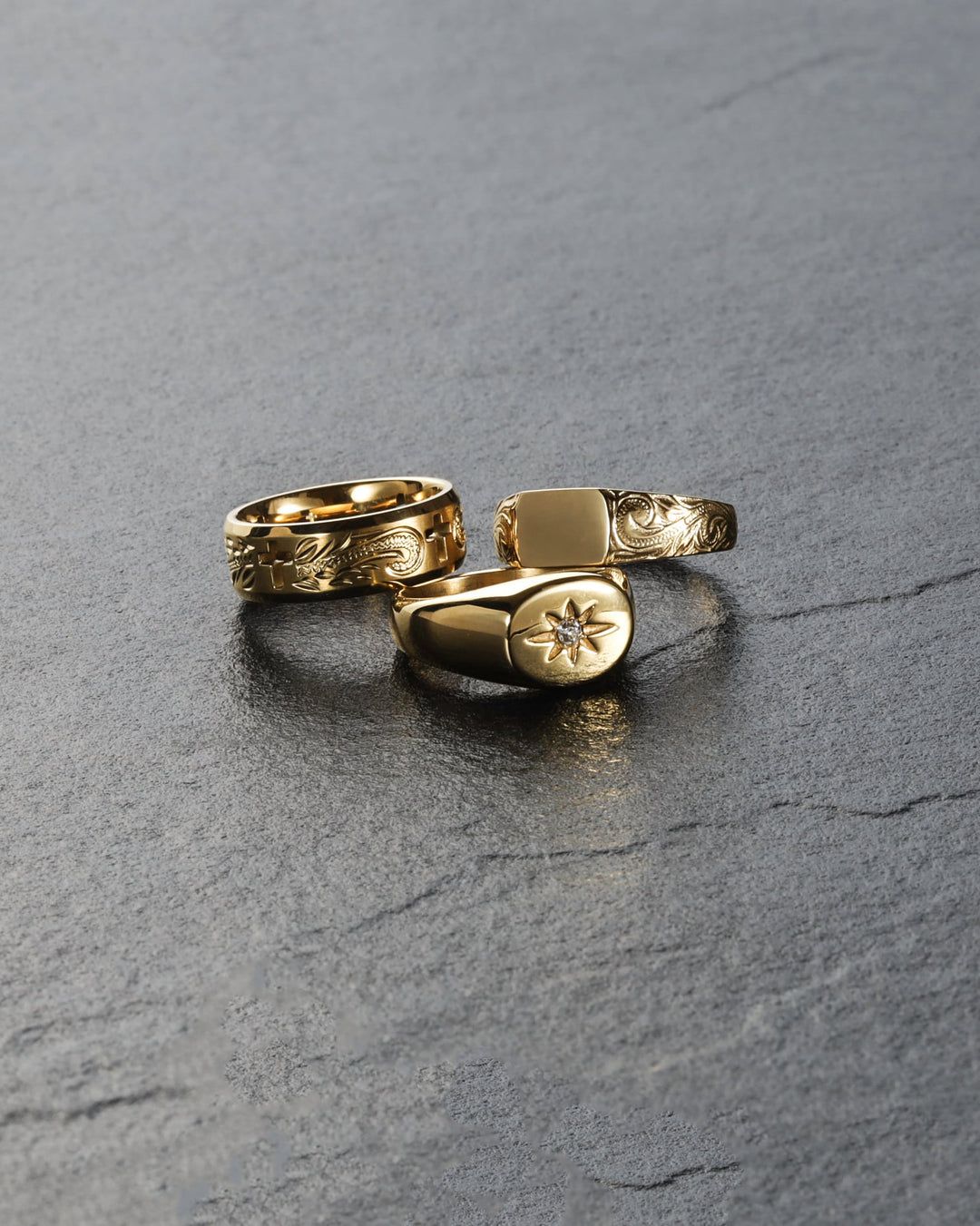 316L hawaiian cross ring #R13