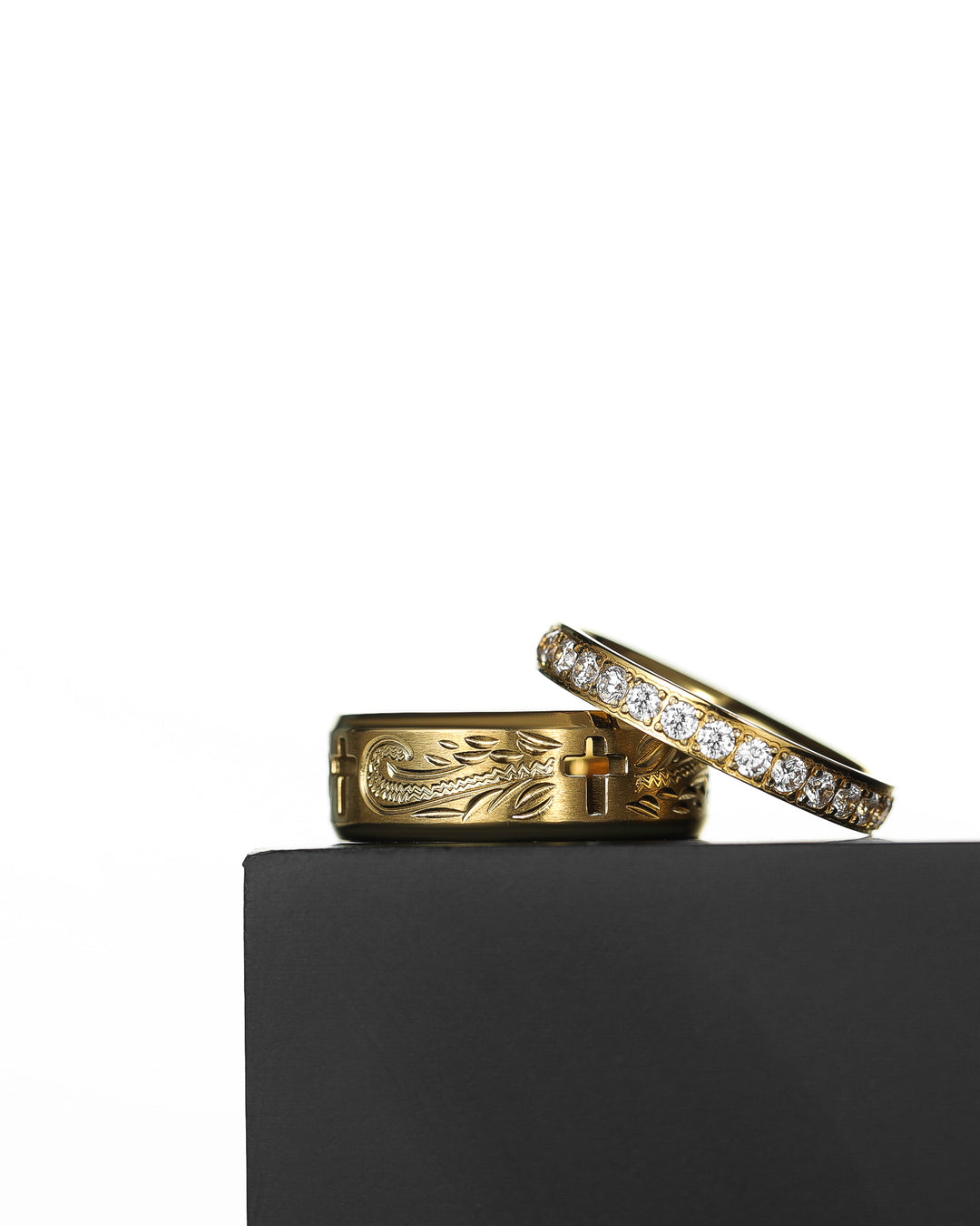 316L hawaiian cross ring #R13