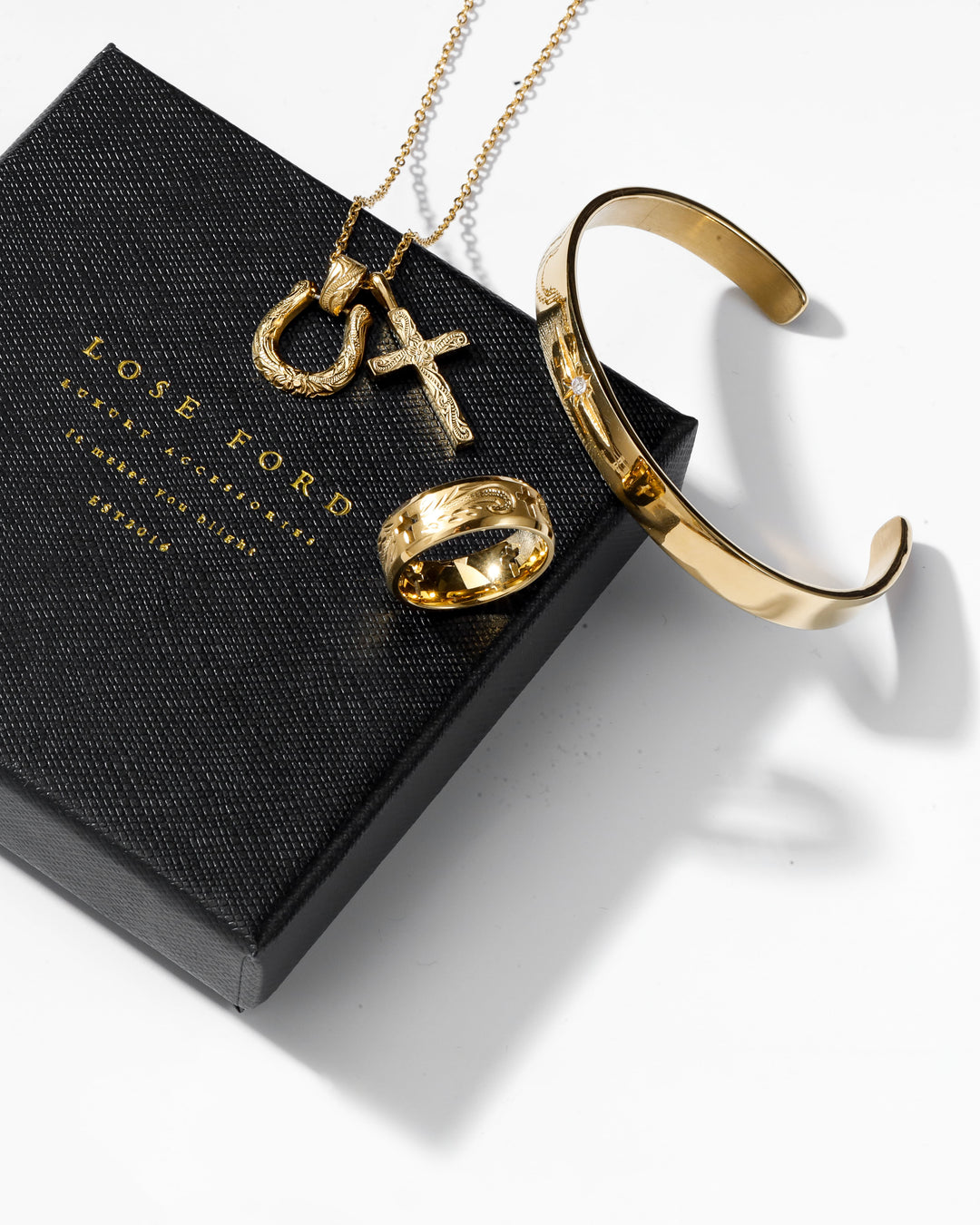 316L hawaiian cross ring #R13