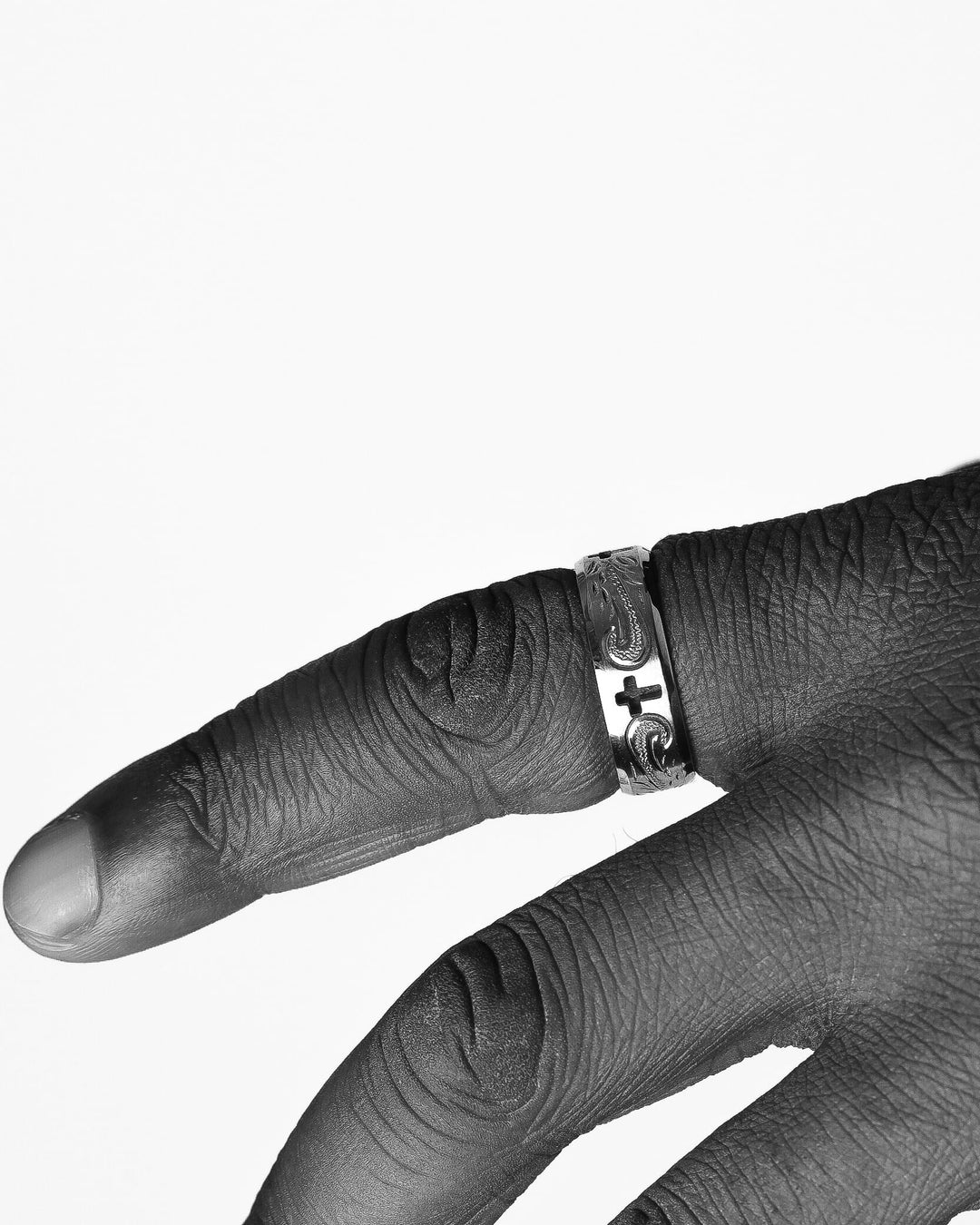 316L hawaiian cross ring #R13