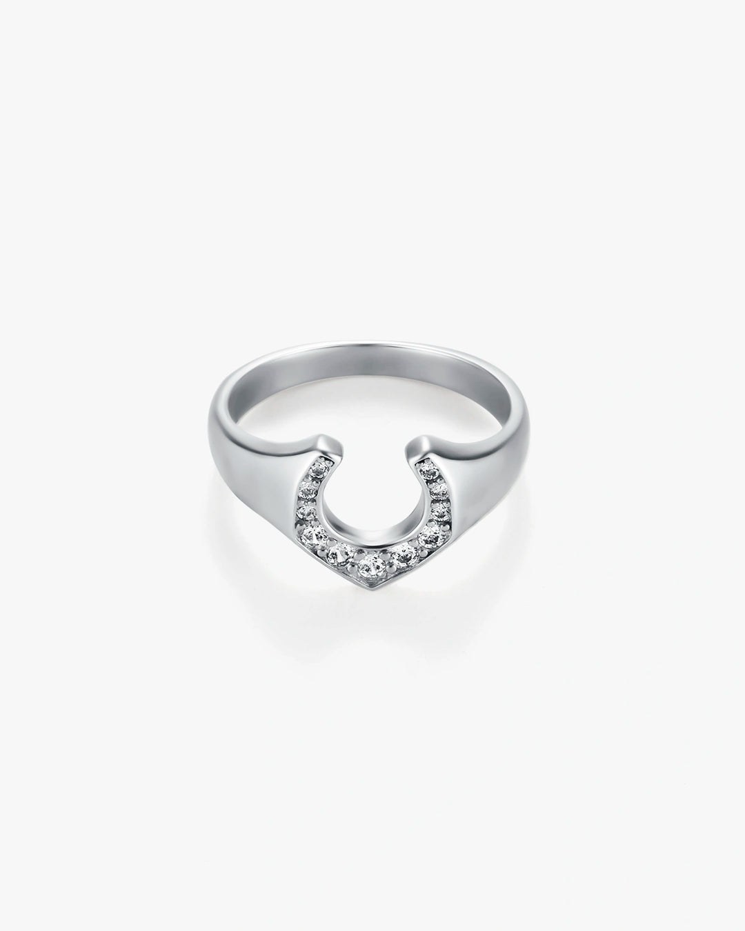 s925 horseshoe ring #R14