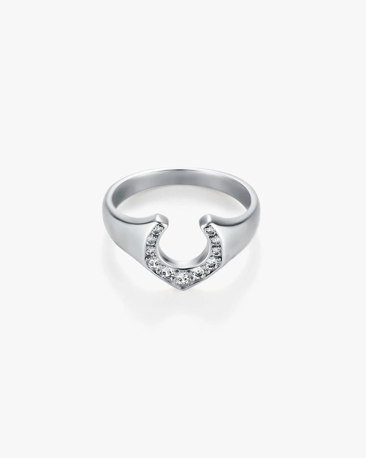 s925 horseshoe ring #R14