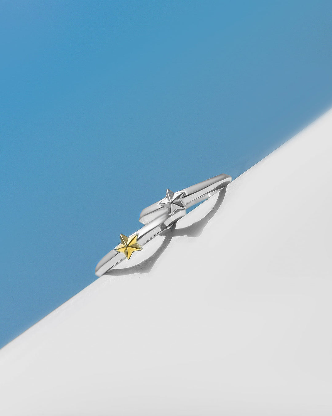s925 star ring #R16