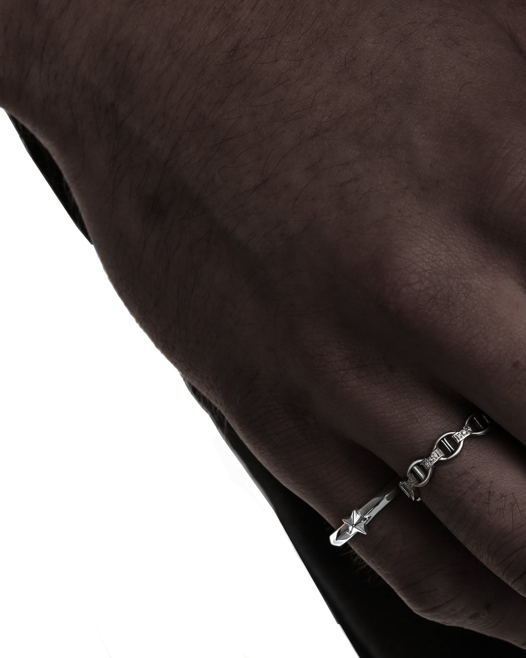 s925 star ring #R16