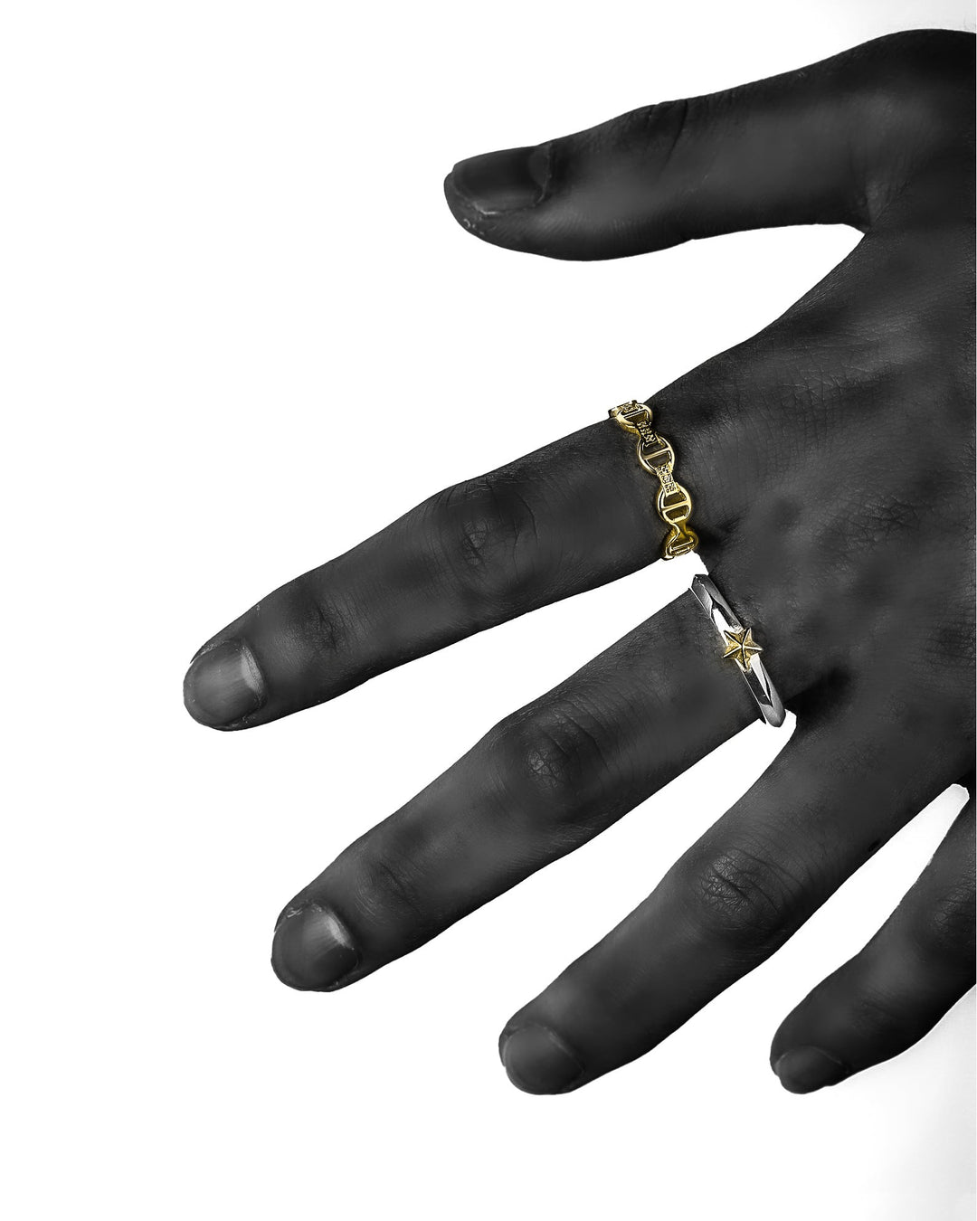 s925 star ring #R16
