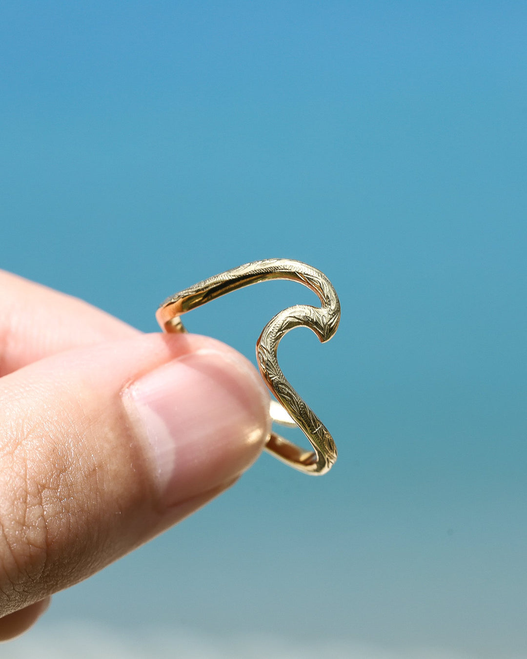 316L wave ring #R17