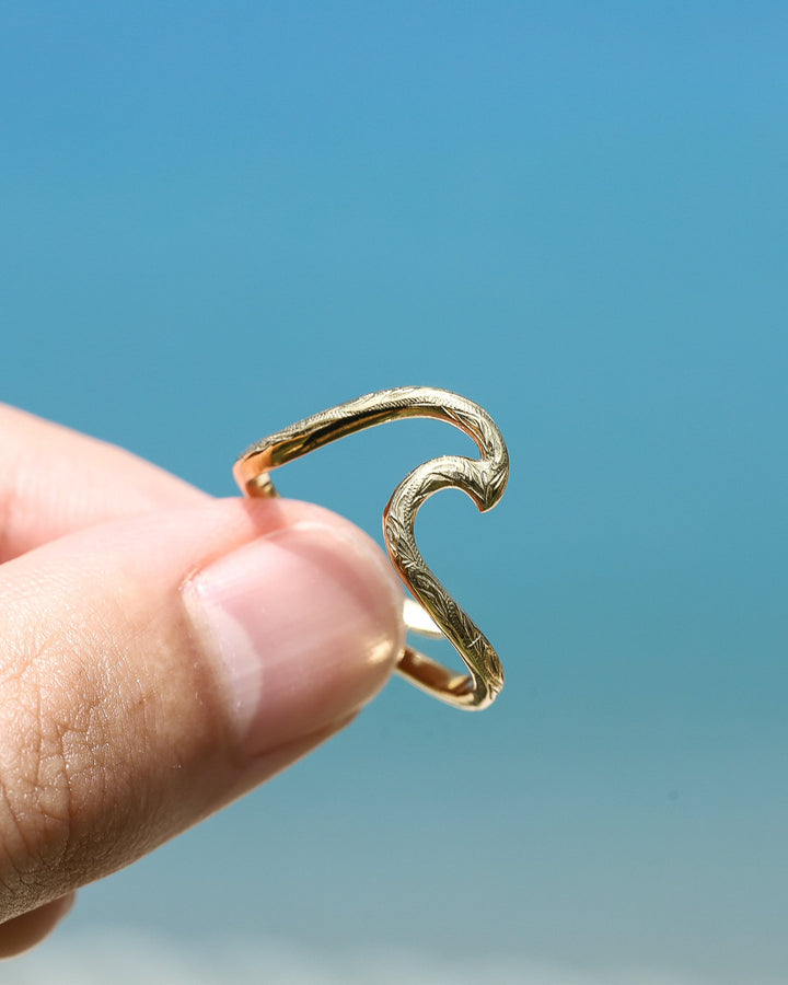316L wave ring #R17