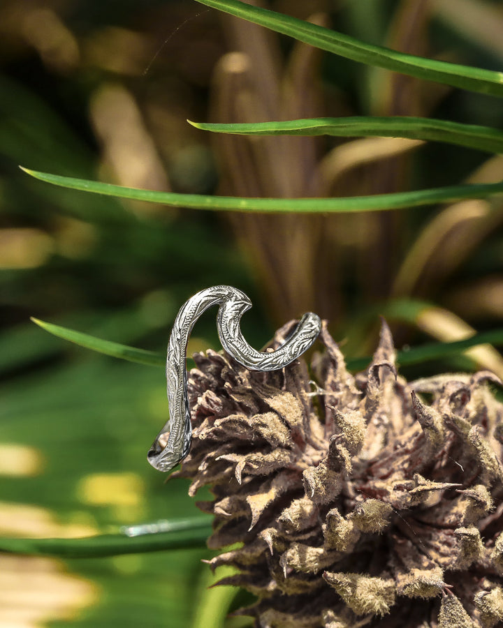 316L wave ring #R17