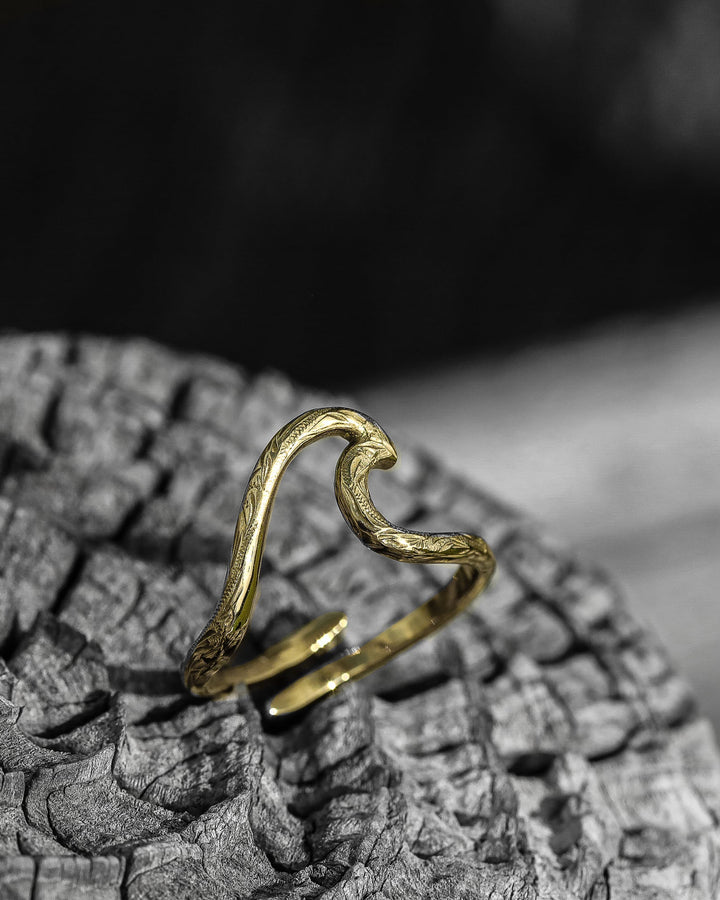 316L wave ring #R17