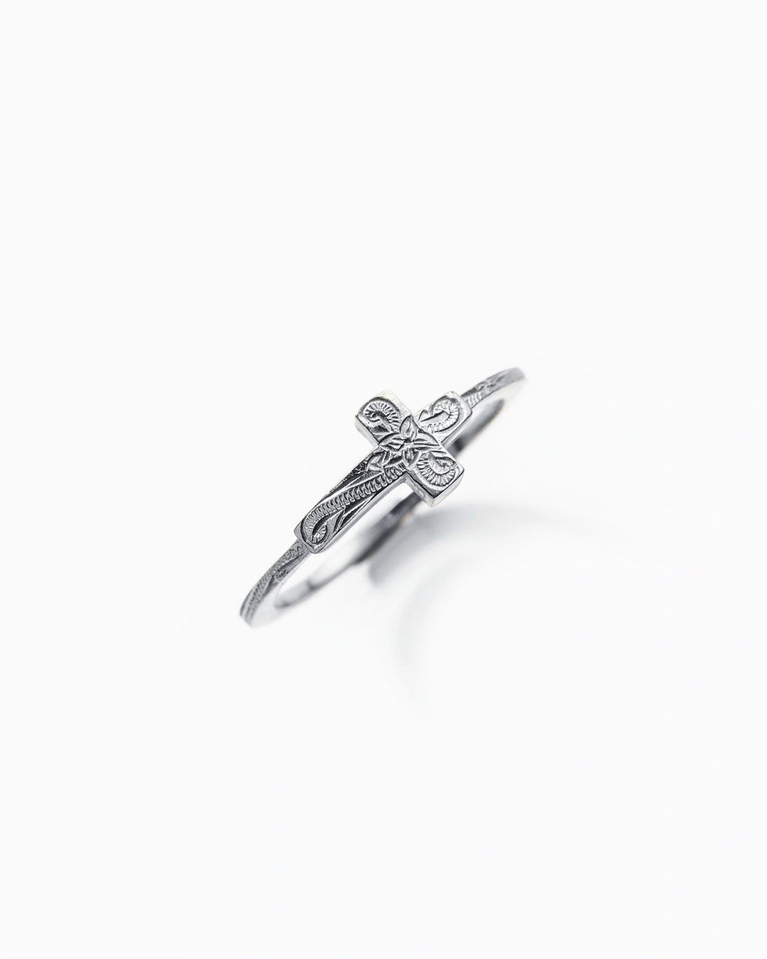 316L hawaiian cross ring #R20