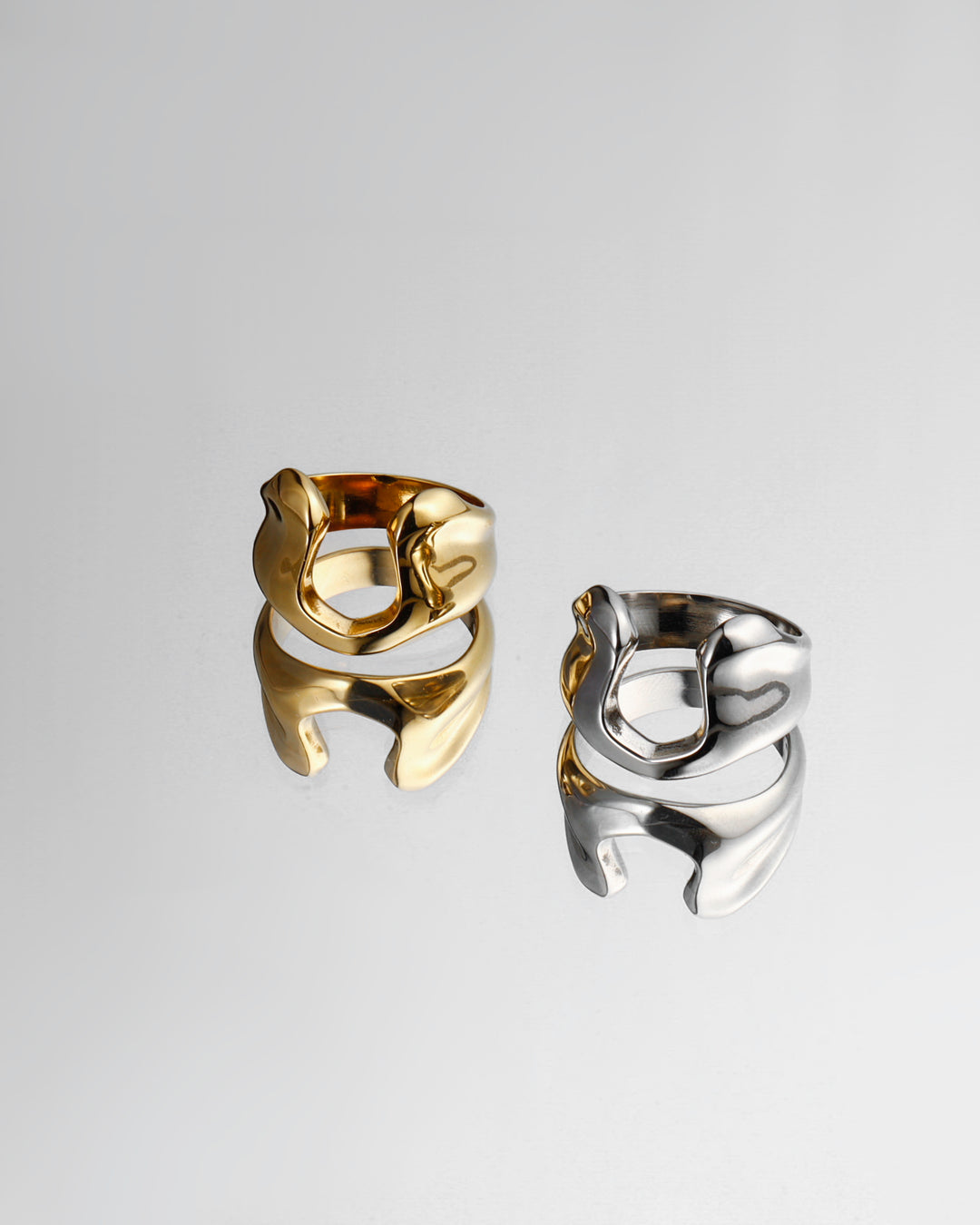 316L horseshoe ring #R25