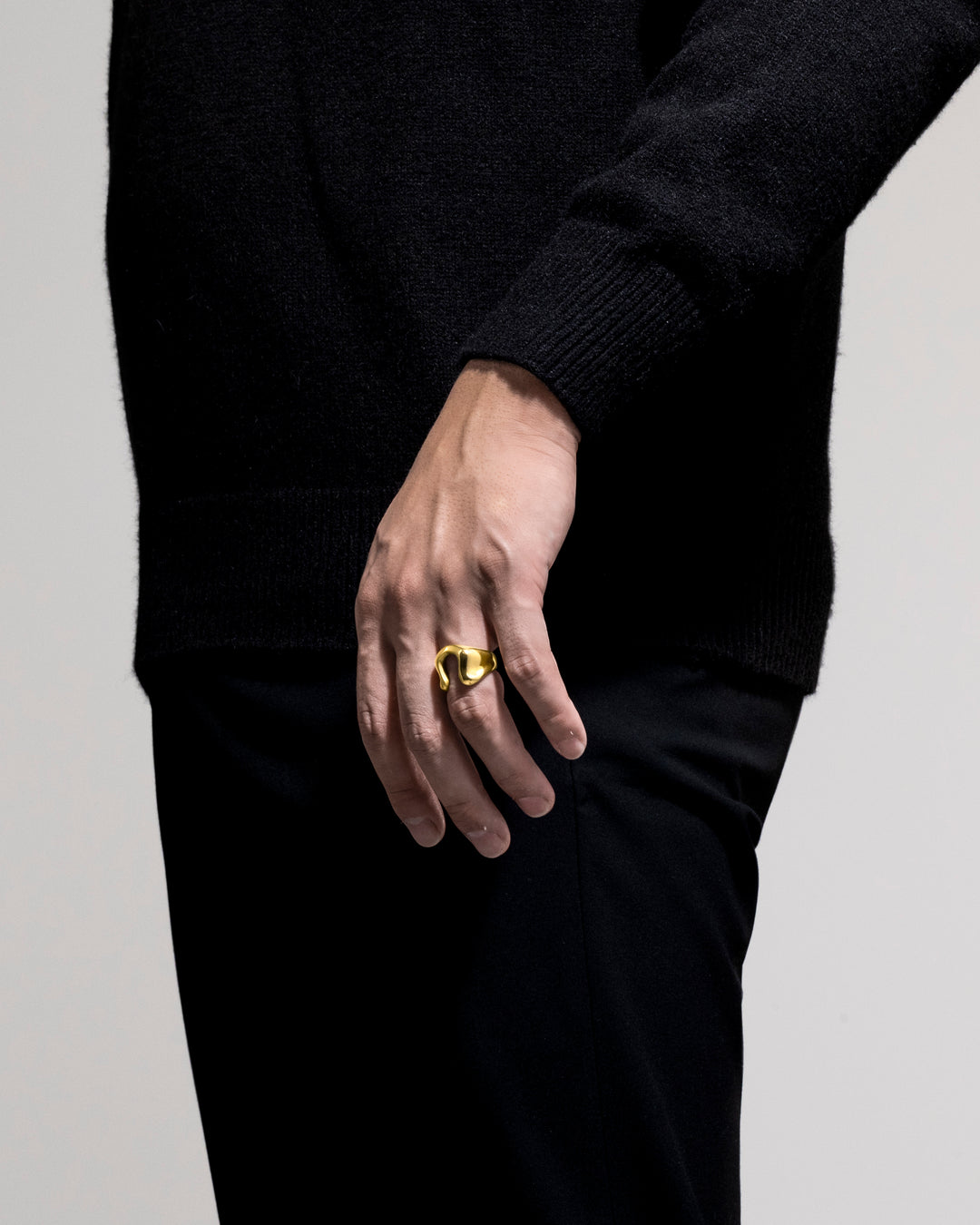 316L horseshoe ring #R25